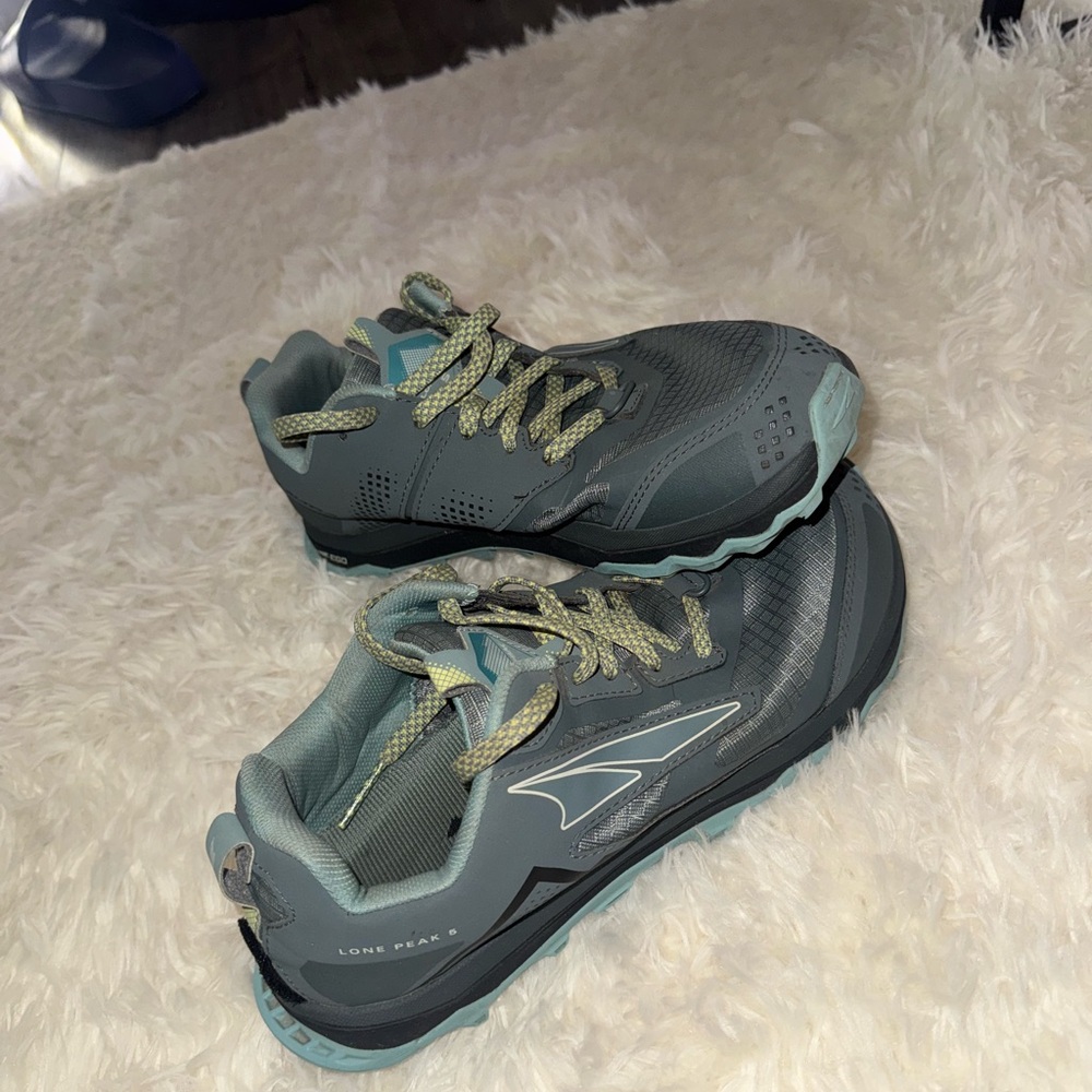 Altra Gray and Blue Athletic Shoes with Durable Sole